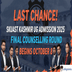 Last Chance! SKUAST Kashmir UG Admission 2025 Final Counselling Round Begins October 8